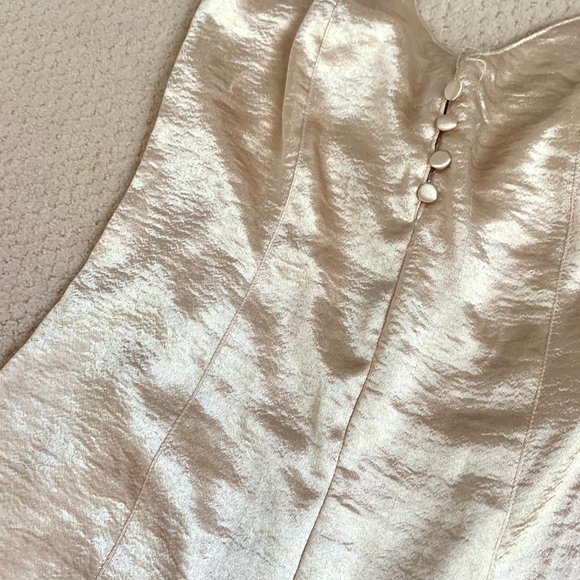 Shiny Satin Romper - Picture 3 of 4